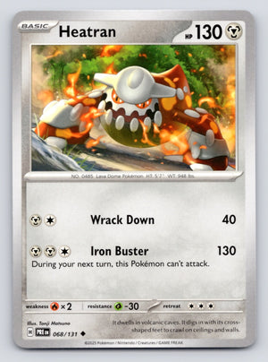 Heatran 068/131 SV Prismatic Evolutions (Common)
