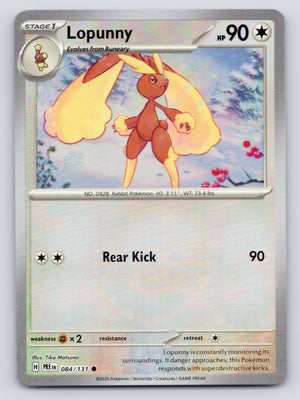 Lopunny 084/131 SV Prismatic Evolutions (Pokéball Holo)