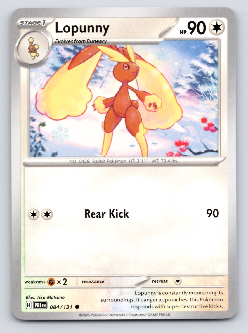 Lopunny 084/131 SV Prismatic Evolutions (Common)