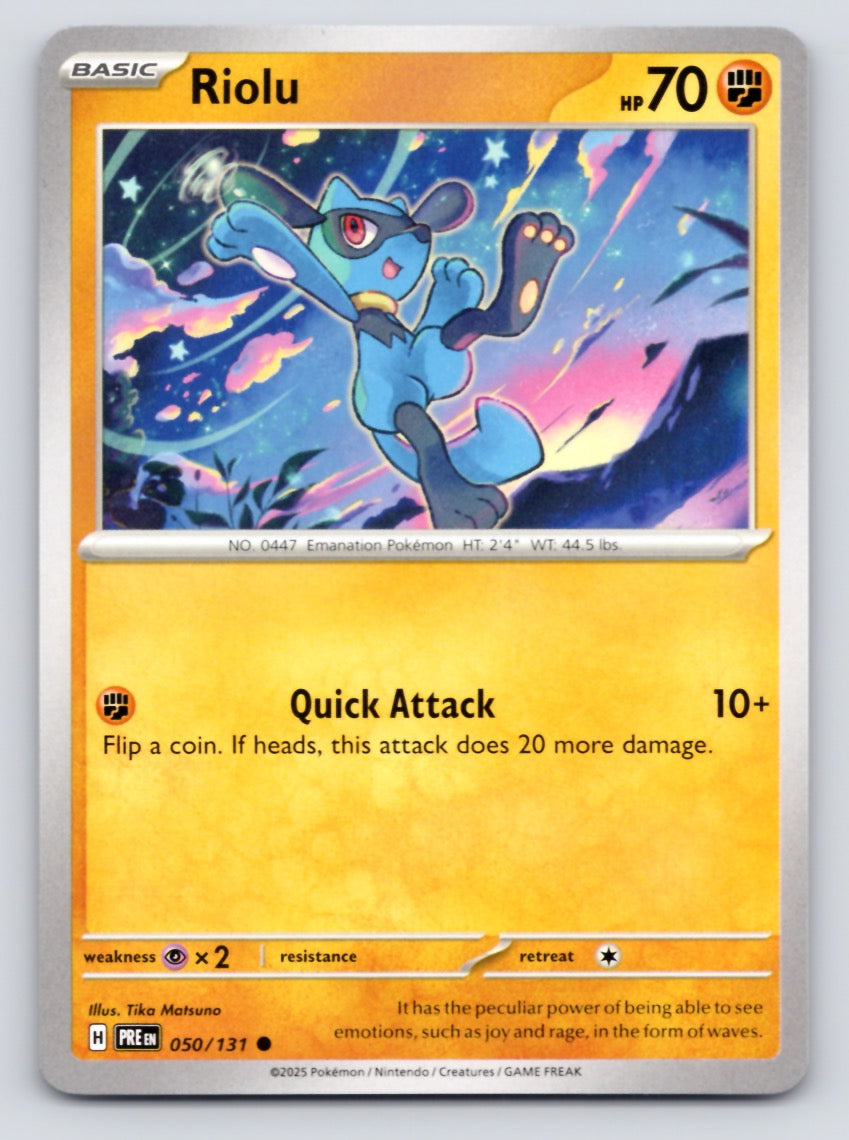 Riolu 050/131 SV Prismatic Evolutions (Common)