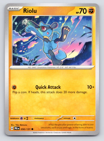 Riolu 050/131 SV Prismatic Evolutions (Common)