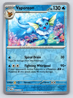 Vaporeon 022/131 SV Prismatic Evolutions (Reverse Holo)