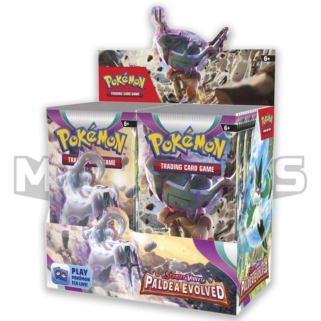 Pokémon scarlet and violet paldea evolved booster box