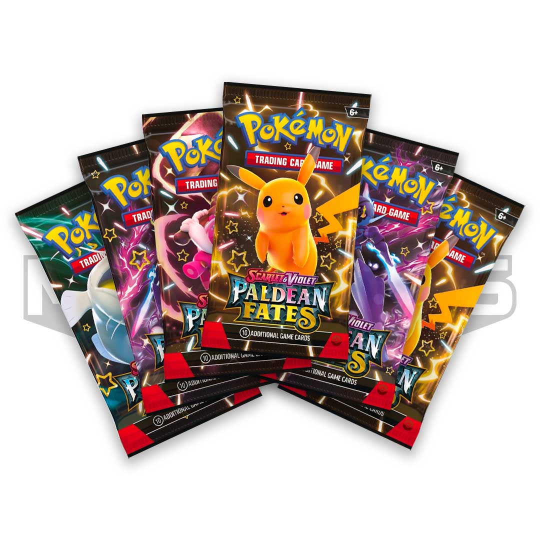Pokmon TCG: Scarlet & Violet Paldean Fates - 6 Booster Pack Bundle Pokmon TCG: Scarlet & Violet Paldean Fates - 6 Booster Pack Bundle