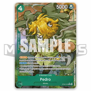 Pedro OP08-030 Rare English One Piece TCG Card: Two Legends
