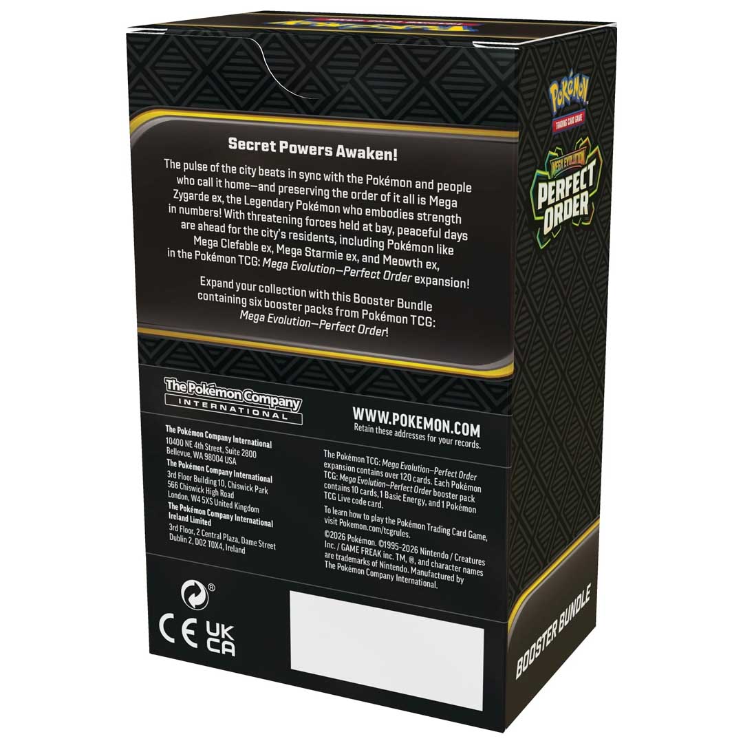 Pokémon TCG: Mega Evolution Perfect Order - Booster Bundle