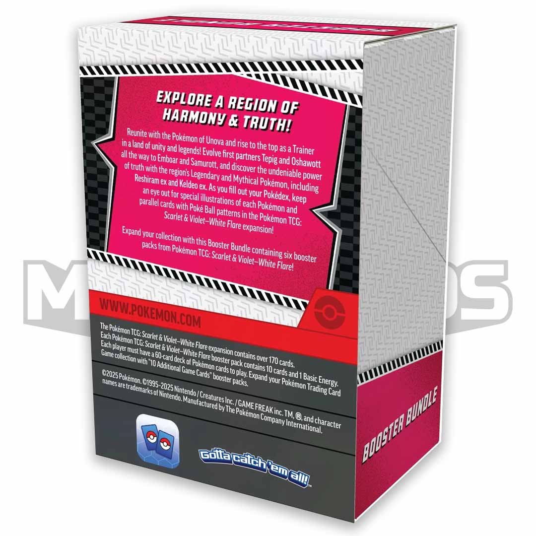 Pokémon TCG: Scarlet & Violet White Flare - Booster Bundle (6 Packs)