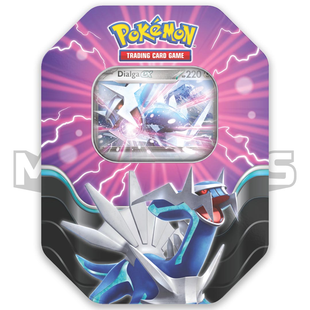 Pokemon scarlet and violet azure legends dialga ex tin