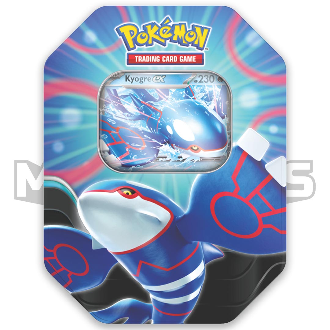 Pokemon scarlet and violet azure legends Kyogre ex tin 