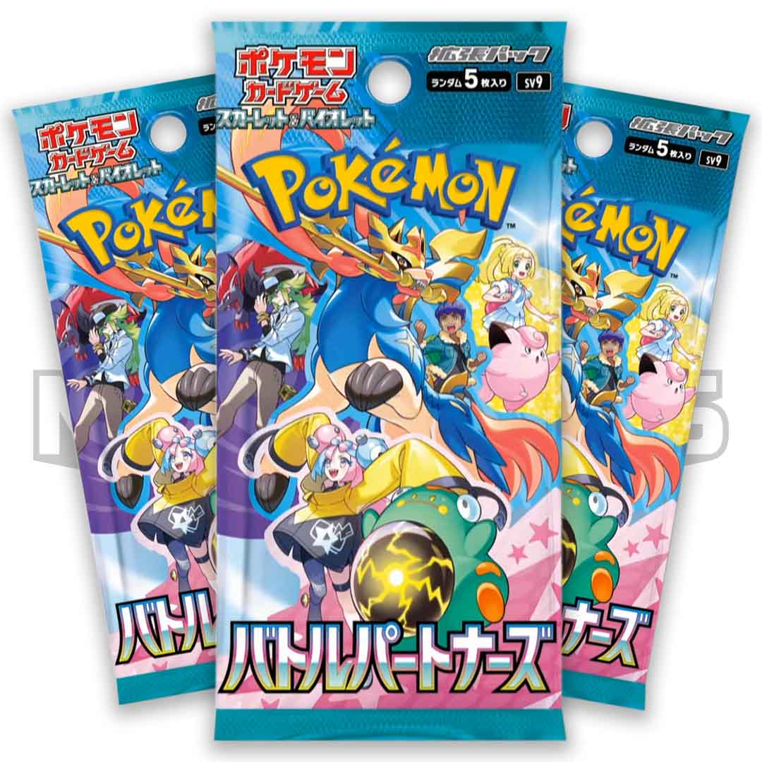 Pokemon Japanese Battle Partners expansion booster packs