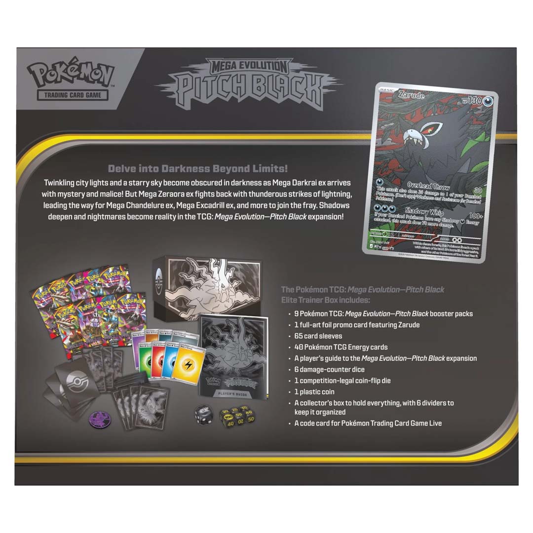 Pokémon TCG: Mega Evolution Pitch Black Elite Trainer Box