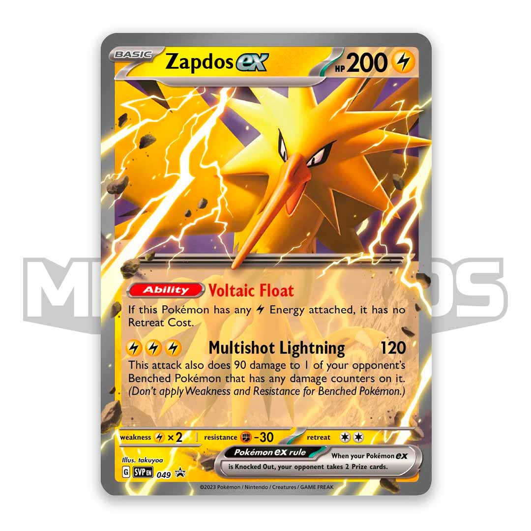 Pokmon TCG: Scarlet & Violet 151 Zapdos ex Box Pokmon TCG: Scarlet & Violet 151 Zapdos ex Box
