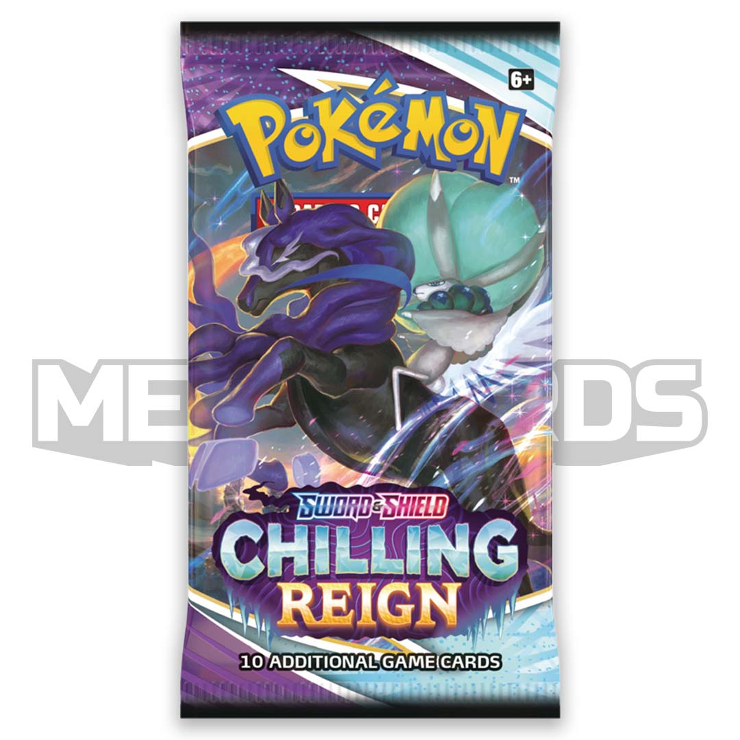 Pokemon sword and shield chilling reign booster pack shadow rider calyrex