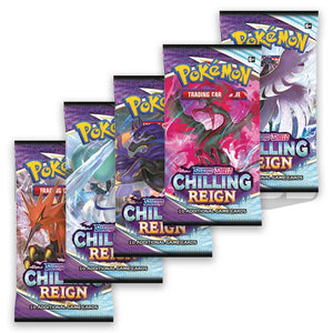 Pokemon sword and shield chilling reign booster packs
