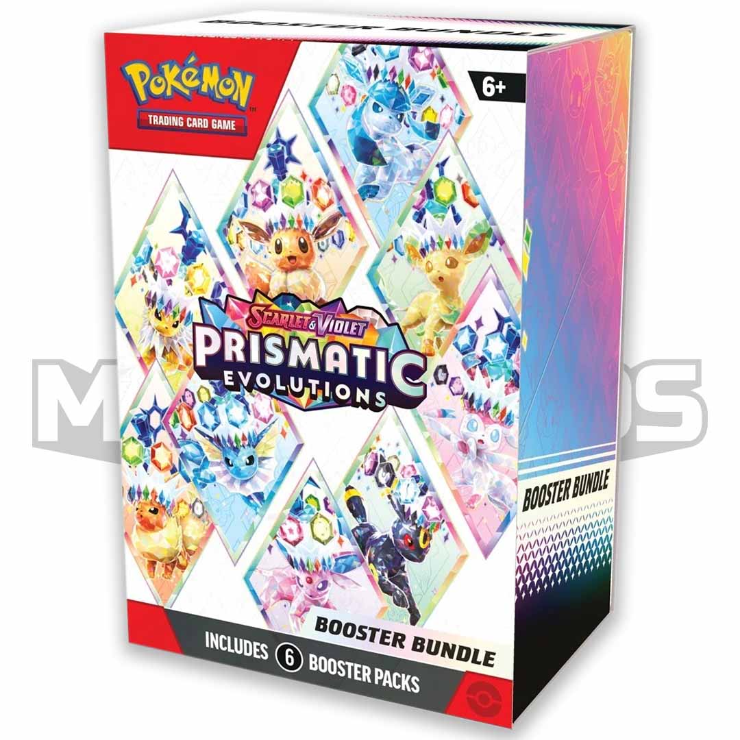 Pokémon Scarlet and violet Prismatic Evolutions Booster Bundle