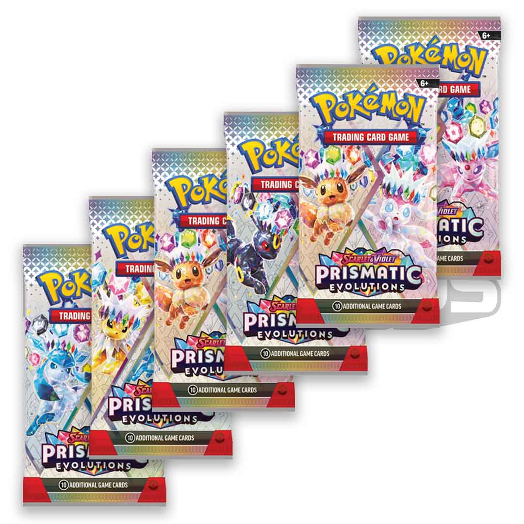 Pokémon Scarlet and violet Prismatic Evolutions Booster packs