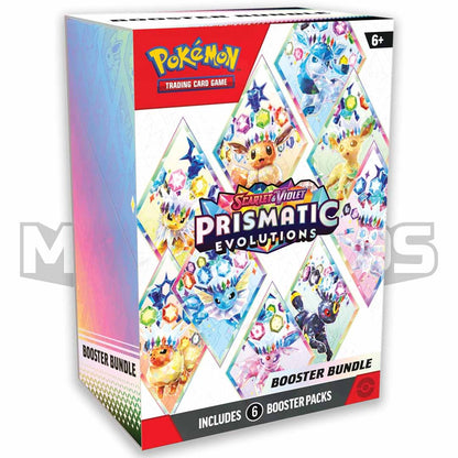 Pokémon Scarlet and violet Prismatic Evolutions Booster Bundle