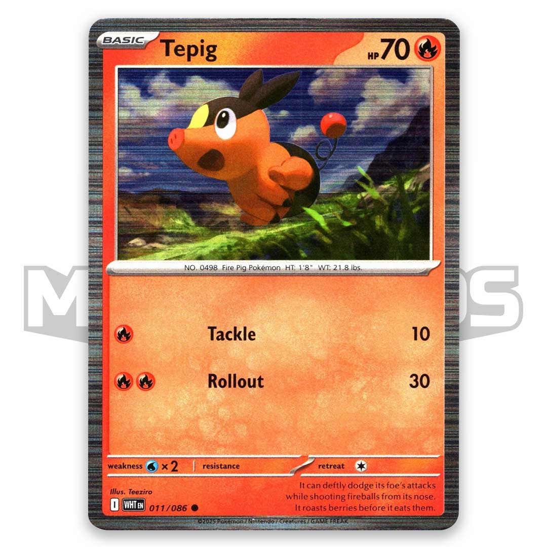 Tepig 011/086 SV Poster Holo