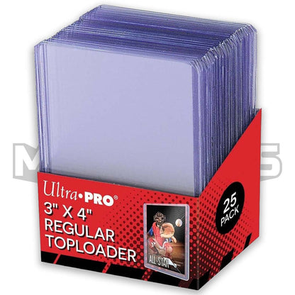 Ultra PRO - 3" X 4" Regular Top Loaders | 25 Pack - Clear