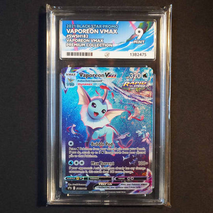 Vaporeon Vmax SWSH182  | Ace Grading Mint 9 #1382475