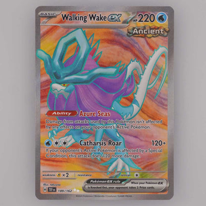 walking wake ex pokemon card Temporal Forces Walking Wake ex 189/162 (#001)