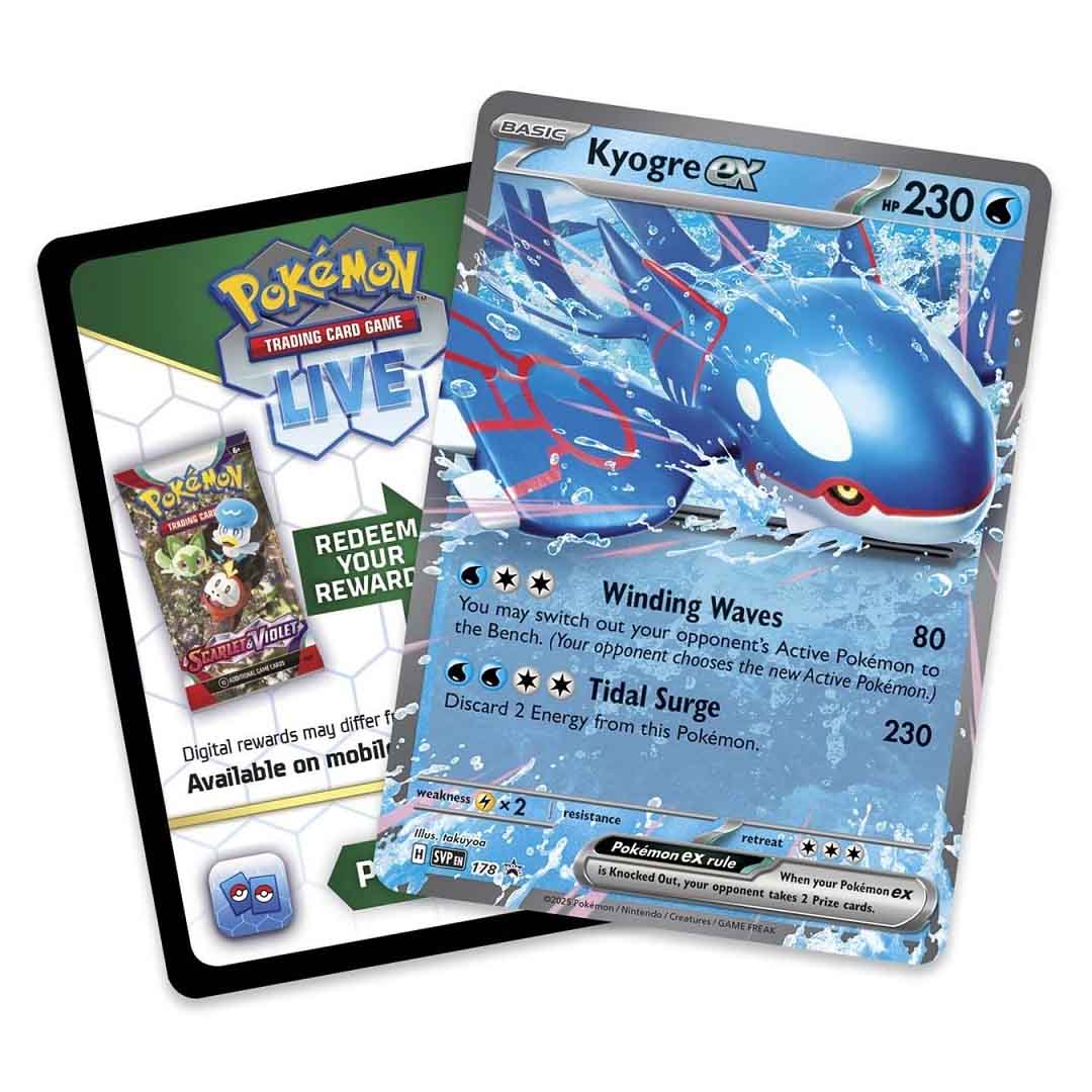 Pokémon TCG Azure Legends Kyogre ex Tin