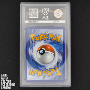 mint 9 gardevoir ex 233/091 by ace grading paldean fates