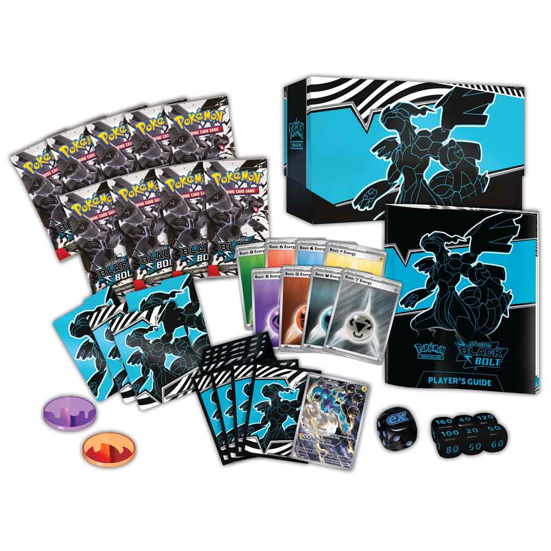 Pokémon TCG: Black Bolt Elite Trainer Box contents
