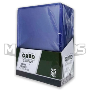 Card Concept - 3" X 4" Regular Top Loaders | 25 Pack - Clear