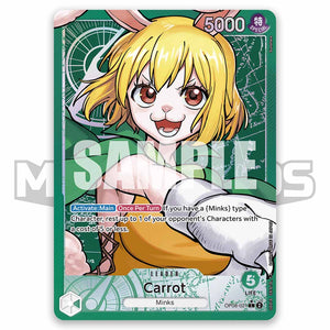Carrot OP08-021 Leader Alternate Art English One Piece TCG Card: Two Legends