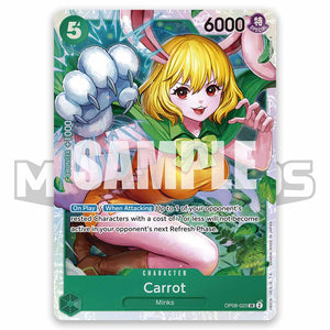 Carrot OP08-023 Leader Super Rare English One Piece TCG Card: Two Legends