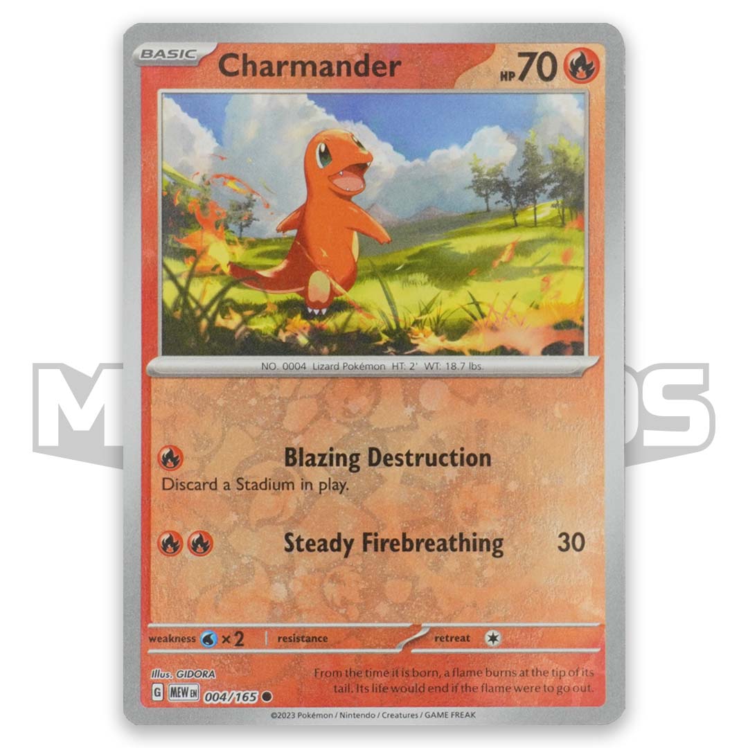 Charmander 004/165 SV 151 Promo Cosmos Reverse Holo