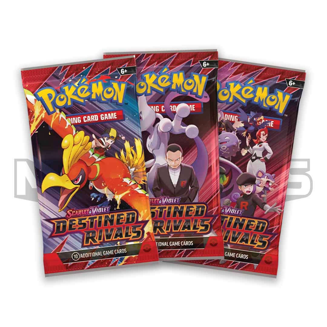 Pokemon Destined rivals 3 pack blister booster packs