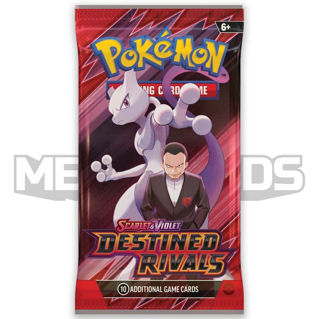 Pokemon tcg destined rivals booster pack featuring Mewtwo