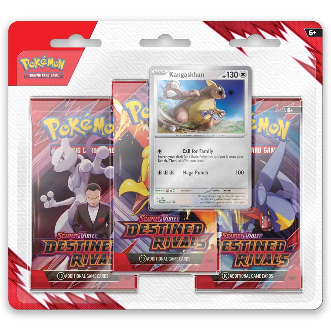 Pokemon Destined rivals Kangaskhan 3 Pack Blister