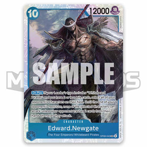 Edward.Newgate OP08-043 Super Rare English One Piece TCG Card: Two Legends