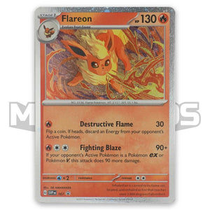 Flareon 167 Prismatic Evolutions Cosmos Holo Black Star Promo Card