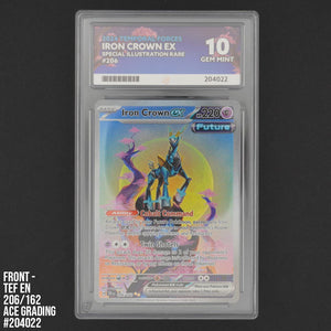 Iron Crown ex 206/162 Temporal Forces | Ace Grading Gem Mint 10 #204022