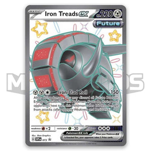 Iron Treads ex 072 SV Black Star Promo from the Pokémon Paldean Fates expansion.