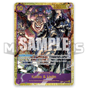 Kaido & Linlin OP08-119 Secret Rare English One Piece TCG Card: Two Legends