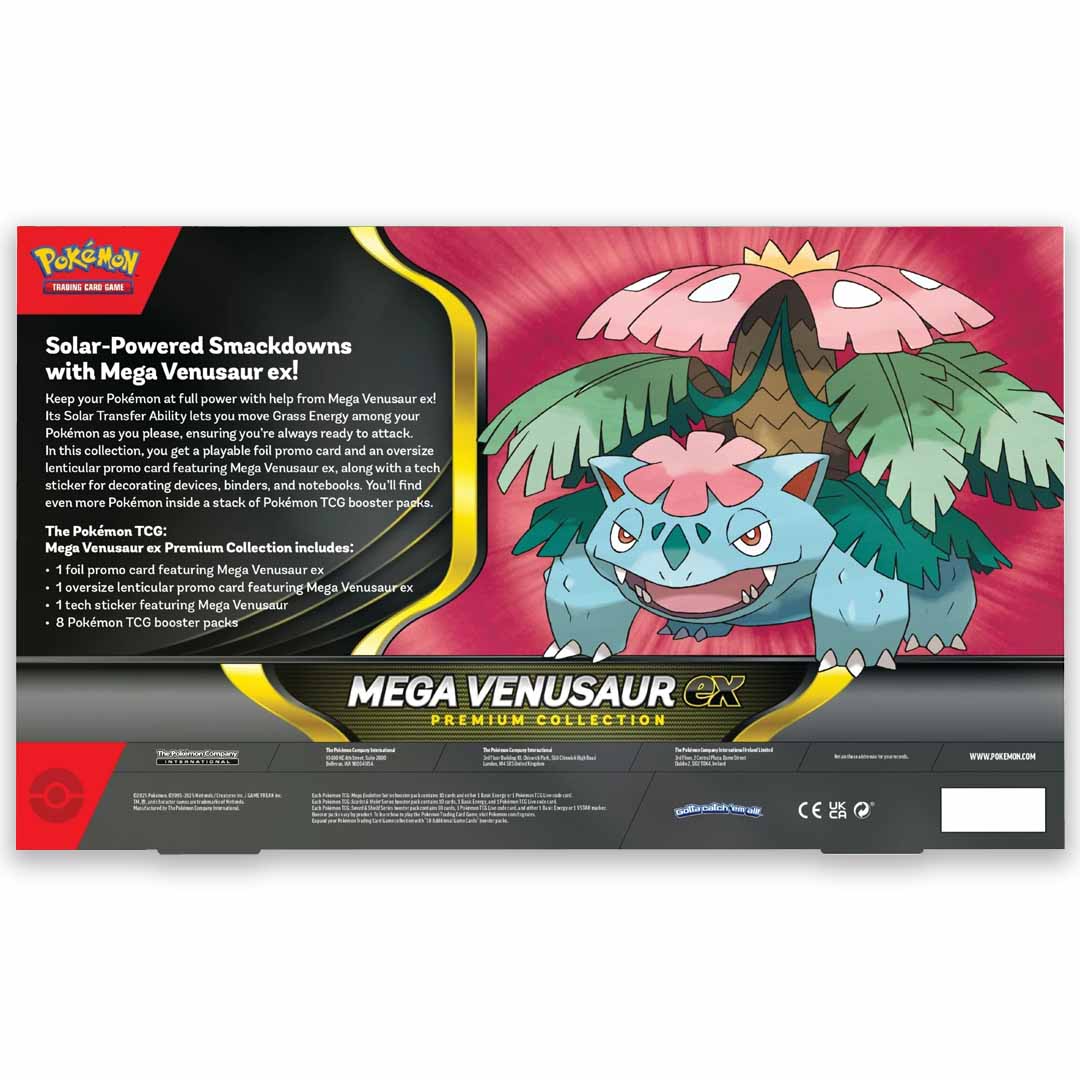 Pokémon TCG: Mega Venusaur ex Premium Collection reverse