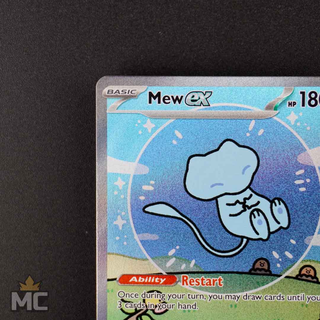 Mew ex 232/091 Paldean Fates SIR (#001)