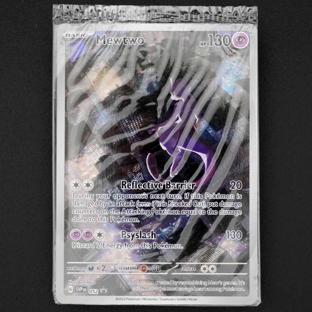 pokemon scarlet and violet 151 mewtwo 052 promo