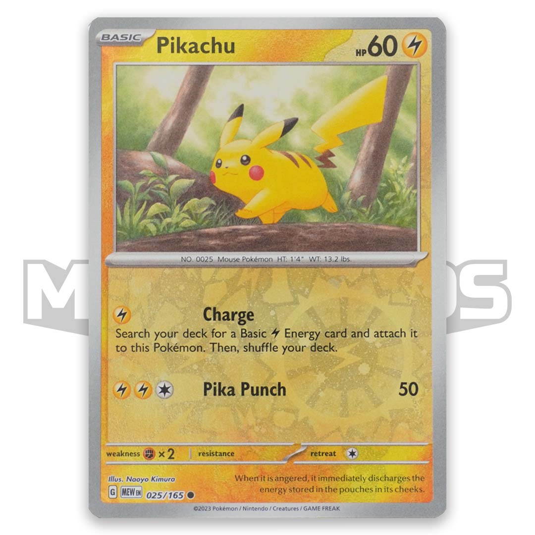 Pikachu 025/165 SV 151 Promo Cosmos Reverse Holo Pokémon Card&nbsp;