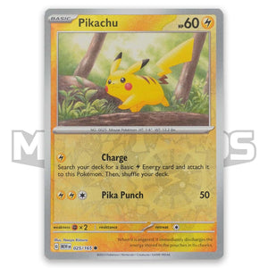 Pikachu 025/165 SV 151 Promo Cosmos Reverse Holo Pokémon Card&nbsp;