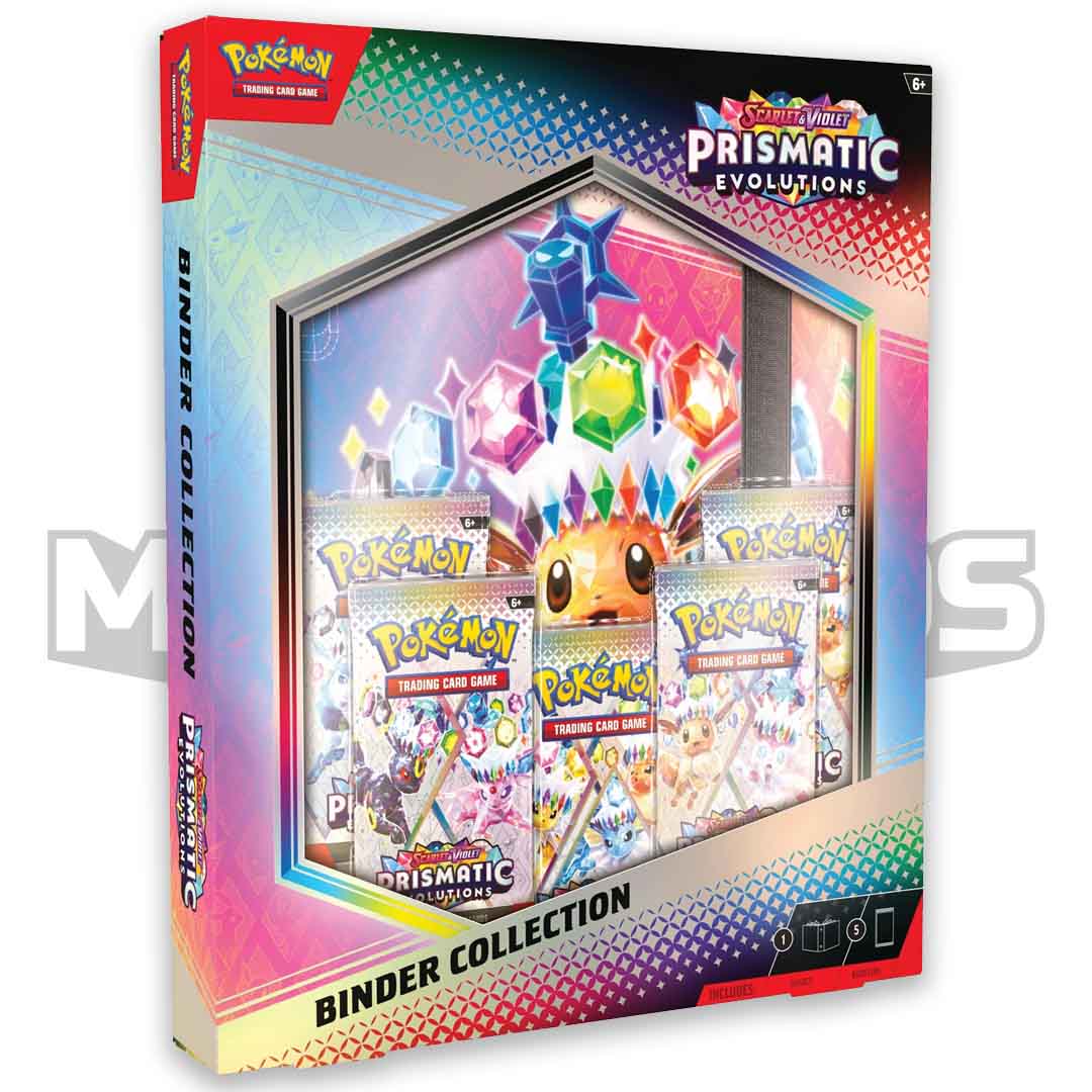 Pokemon Scarlet and violet prismatic evolutions binder collection