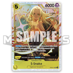 S-Snake OP08-112 Super Rare English One Piece TCG Card: Two Legends