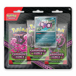 pokemon shrouded fable 3 pack blister pack pecharunt