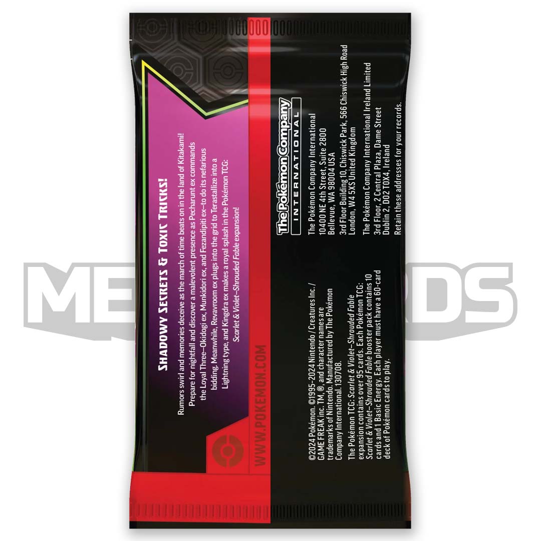 Pokmon TCG: Scarlet & Violet Shrouded Fable - Booster Pack Pokmon TCG: Scarlet & Violet Shrouded Fable - Booster Pack