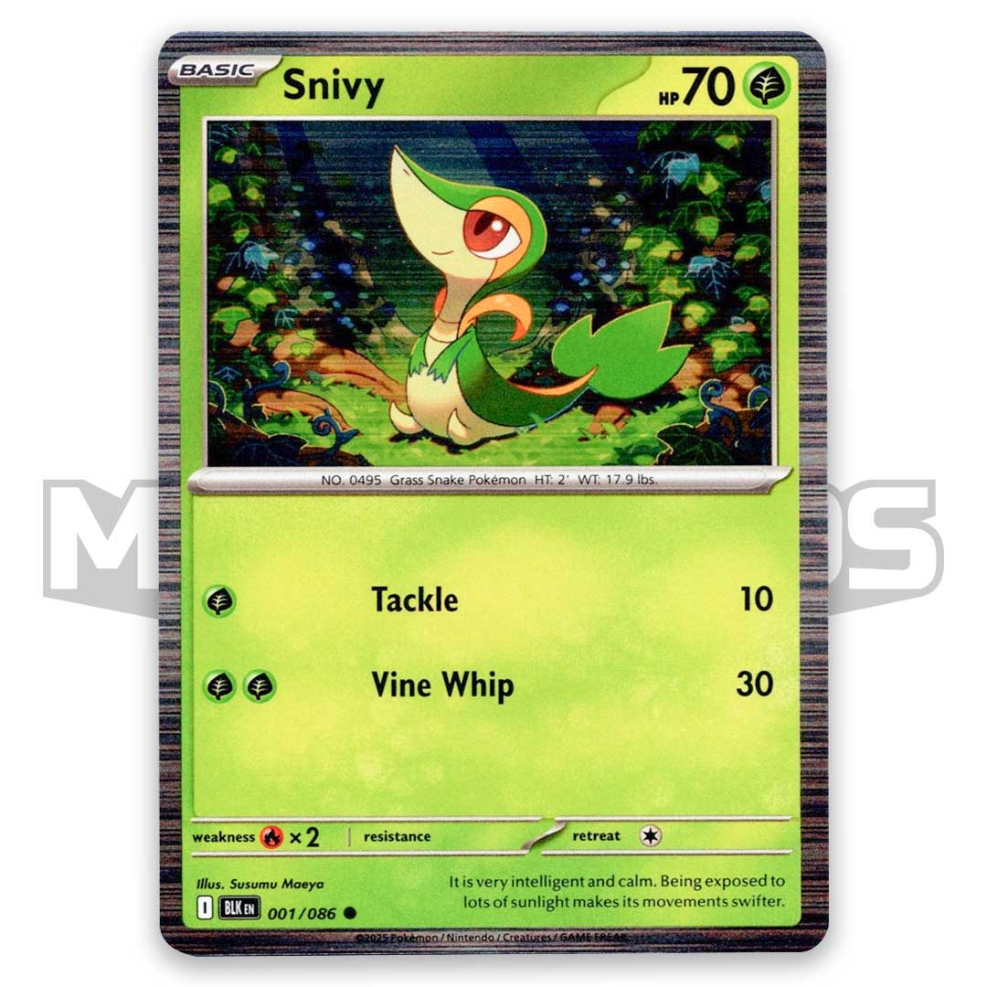 Snivy 001/086 SV Poster Holo